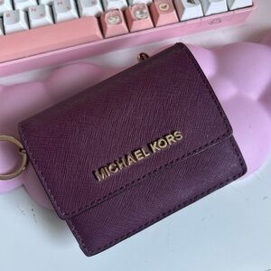 Burgundy Michael Kors Wallet